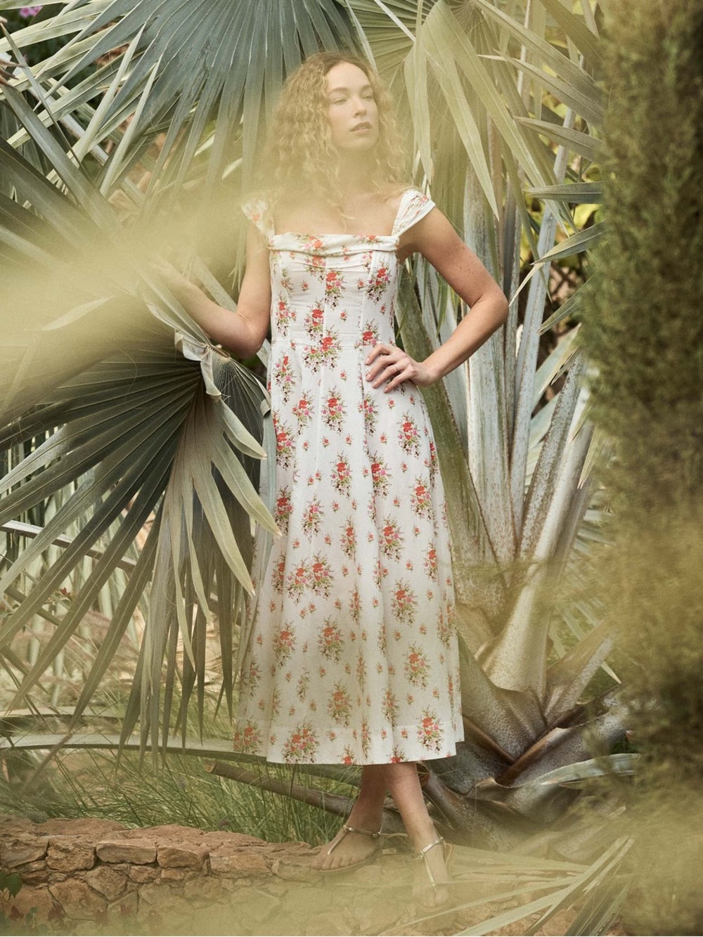 DOEN CLEA DRESS -- ROSE PETIT BOUQUET DE CHAMONIX